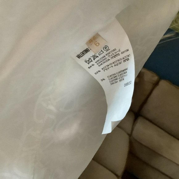 VALENTINO ROMA TUXEDO STYLE WHITE JACKET - Picture 5 of 7